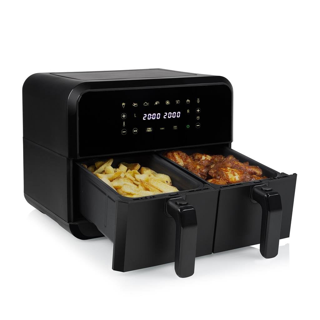 EAN 8712836981089 - Princess 01.182068.01.001 freidora Doble 8 L Independiente 2400 W Freidora de aire caliente Negro imagen 2