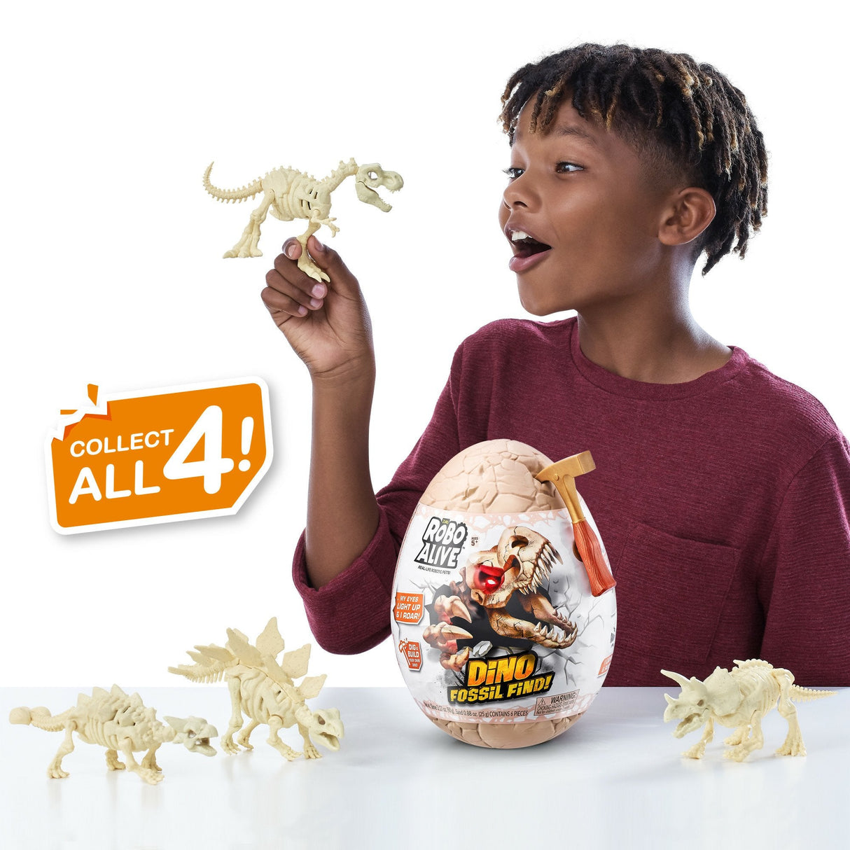 Figura Zuru Robo Alive Dino Fossil Encuentra Sorpresa 7156