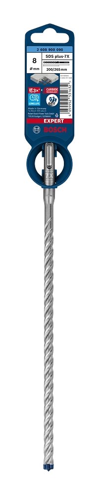 Broca  Expert Hammerbohrer Sds-Plus-7x, Ø 8mm Arbeitslänge 200mm