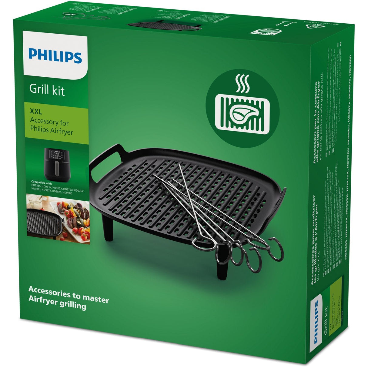 Philips Airfryer Accessory Hd9959/00 Kit De Grill Xxl
