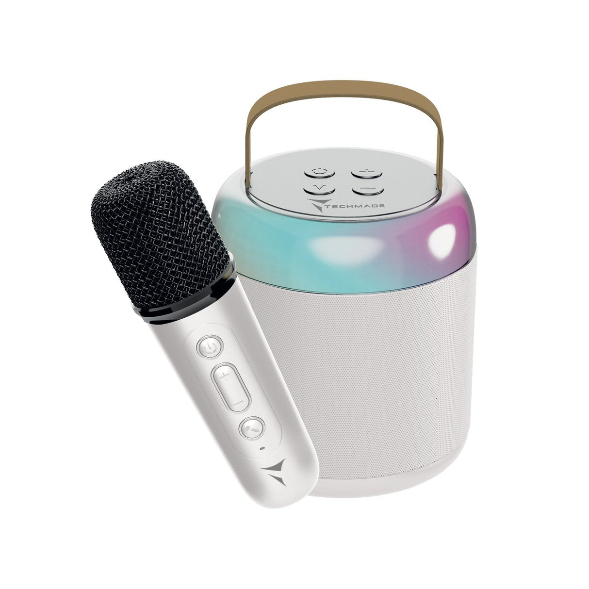 Techmade Tm-K2-Wh Altavoz Portátil O De Fiesta Altavoz Para Fiestas Blanco 5 W