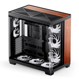 Caja Atx Jonsbo Tk-4 Wood Cristal Templado Negro