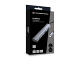 Conceptronic 4-1 Dock Usb-C->2xusb-C 2xusb-A 100wpd Gr