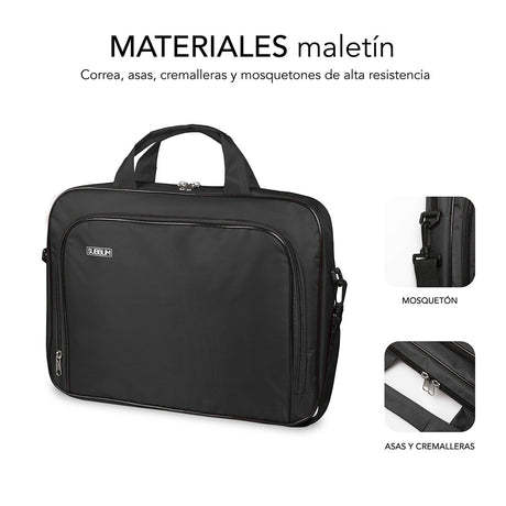 EAN 8436586741235 - SUBBLIM SUB-LB-1OLB030 maletines para portátil 35,6 cm (14") Maletín Toploader Negro imagen 3