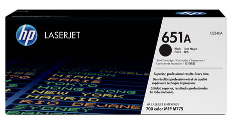 EAN 0886111121328 - HP 651A Black Original LaserJet Toner Cartridge cartucho de tóner 1 pieza(s) imagen 1