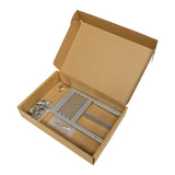 Caja Rack 19" Unykach 4u Sin Fuente Negro Plata 6 Bahias Int 1xusb2.0 1xusb3.0 1xusb-C