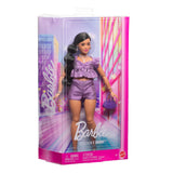 Mattel Barbie Deluxe Style Im Violetaten Metallic Outfit Jfp43