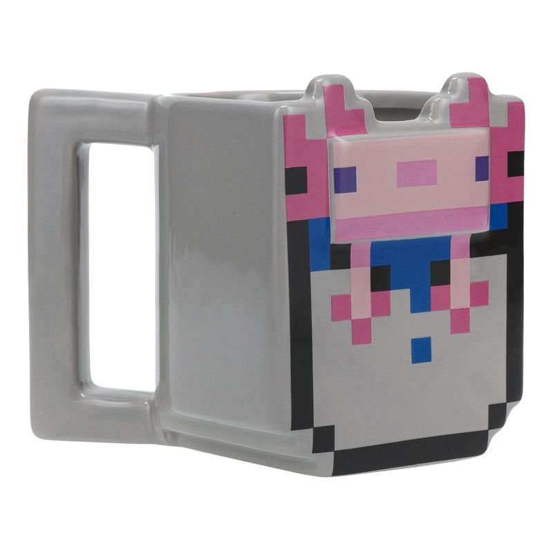 Taza 3d Ajolote Minecraft 400ml