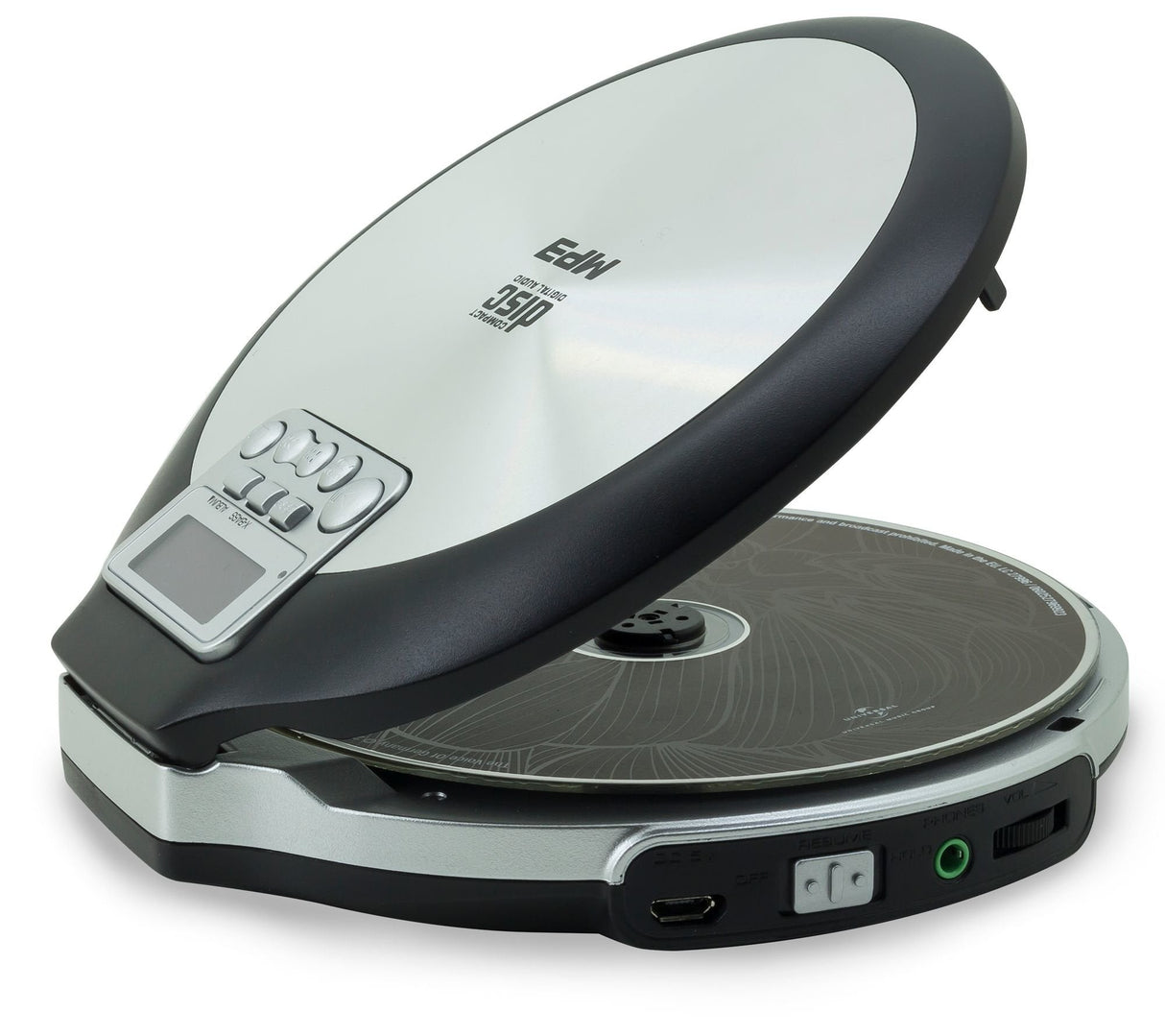 Sound Cd9220 Sw-Si Discman Tragbarer Cd-Spieler Mp3