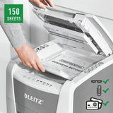 Destructora De Documentos Leitz Iq 150 Autofee P4 / 4x28 / 150 Hojas / 44l / Klamm / Kred /