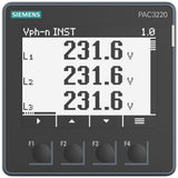 Siemens Sentron, 7km3220-0ba01-1da0 Messgert, 7km Pac3220
