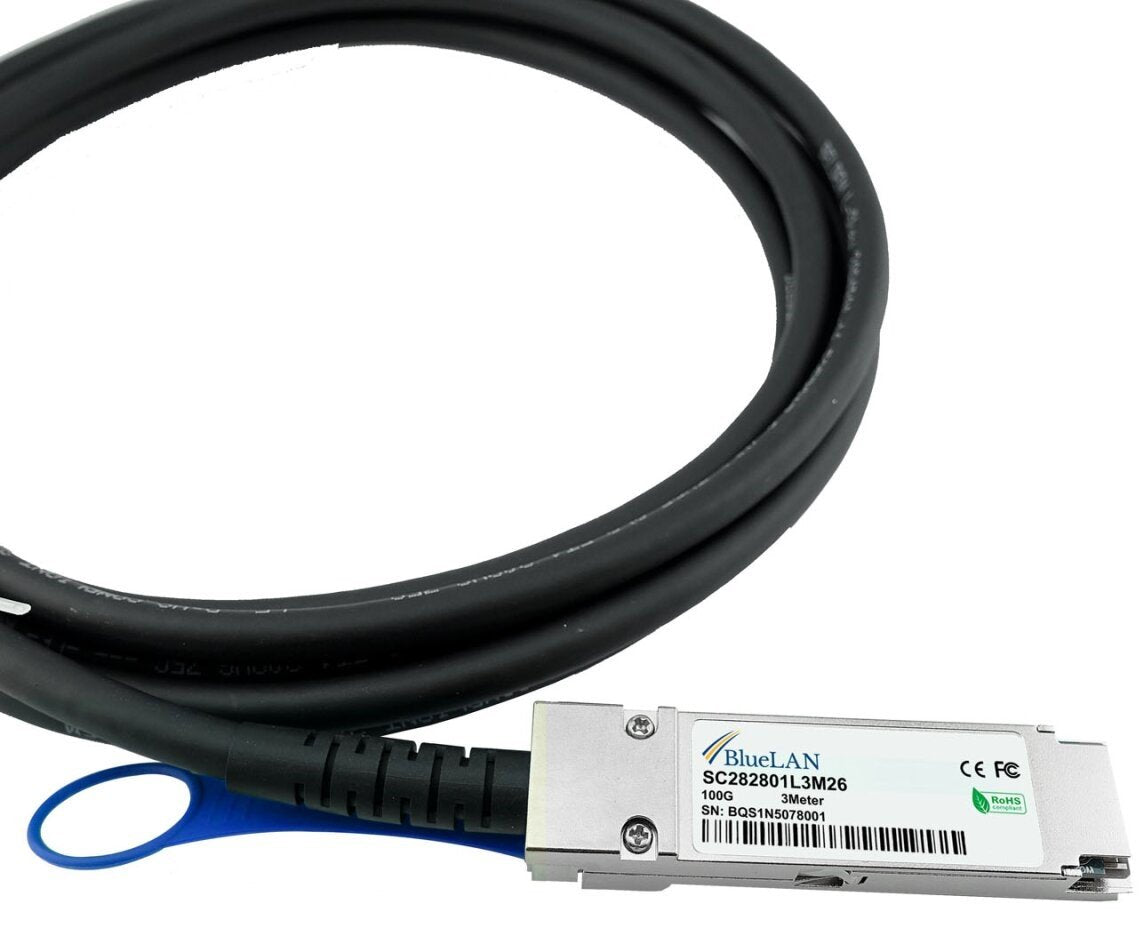 Blueoptics 100gb 3m Qsfp28 100gbase-Cr4 Dac-10413