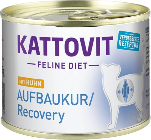 Comida Húmeda Para Gatos Kattovit Feline Diet Aufbaukur Recovery  185g