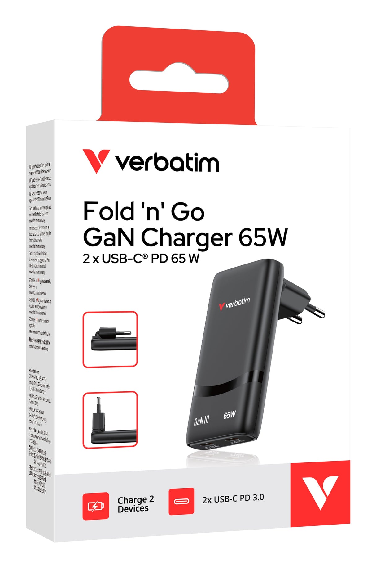 EAN 0023942323549 - Verbatim 32354 cargador de dispositivo móvil Portátil, Smartphone, Tableta Negro Corriente alterna Carga  imagen 3