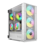 EAN 5901986048039 - Savio Raptor White X1 ARGB Glass/Mesh White Computer Case Midi Tower Blanco imagen 1