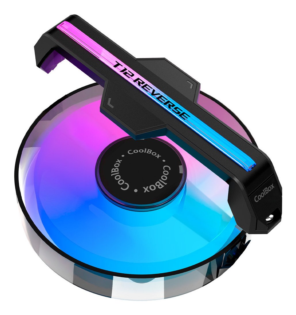 Coolbox Ventilador Aux 12cm Argb Reversible