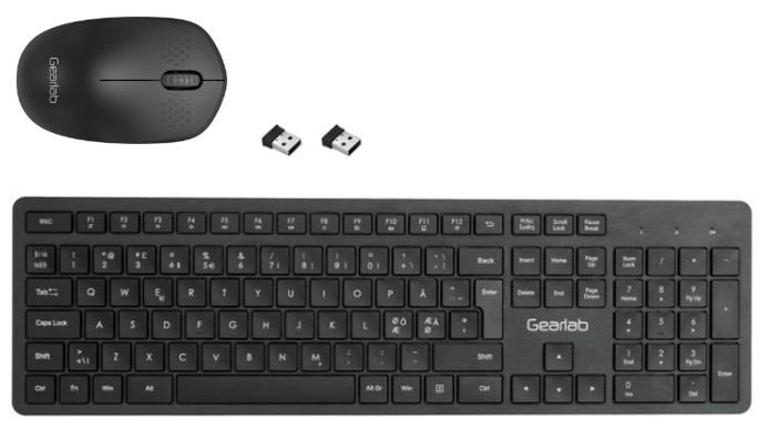 G220 Wireless Nordic Keyboard  And Mouse Combo