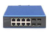 EAN 4016032490487 - Digitus DN-651152 switch No administrado Gigabit Ethernet (10/100/1000) Negro, Azul imagen 2