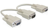 Delock Adaptador Vga Macho > 2 X Vga Hembra