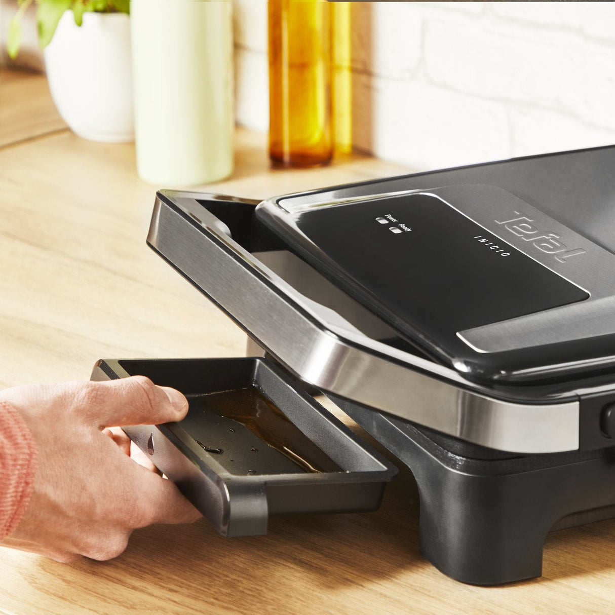 Tefal Inicio Classic Inox Gc271d10 Parrilla Eléctrica De Contacto