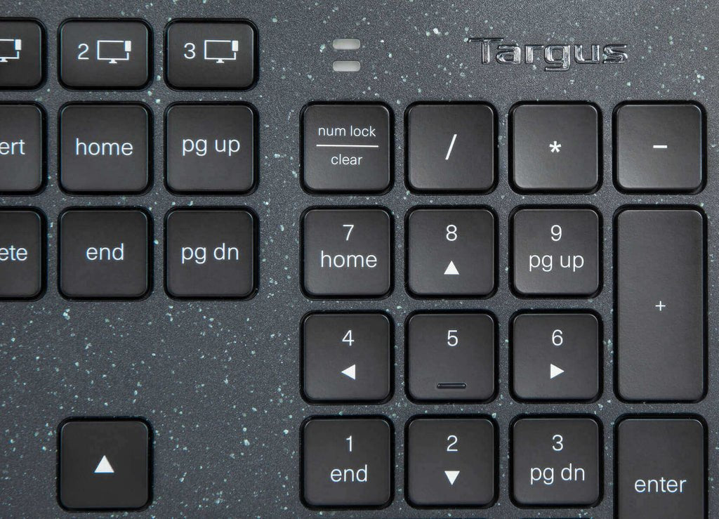 Teclado Alemán Targus Sustainable Energy Harvesting Ecosmart Bluetooth Qwertz Negro