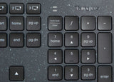 Teclado Alemán Targus Sustainable Energy Harvesting Ecosmart Bluetooth Qwertz Negro