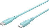Goobay Usb-C Silicone Cable, 1.5 M, Turquoise