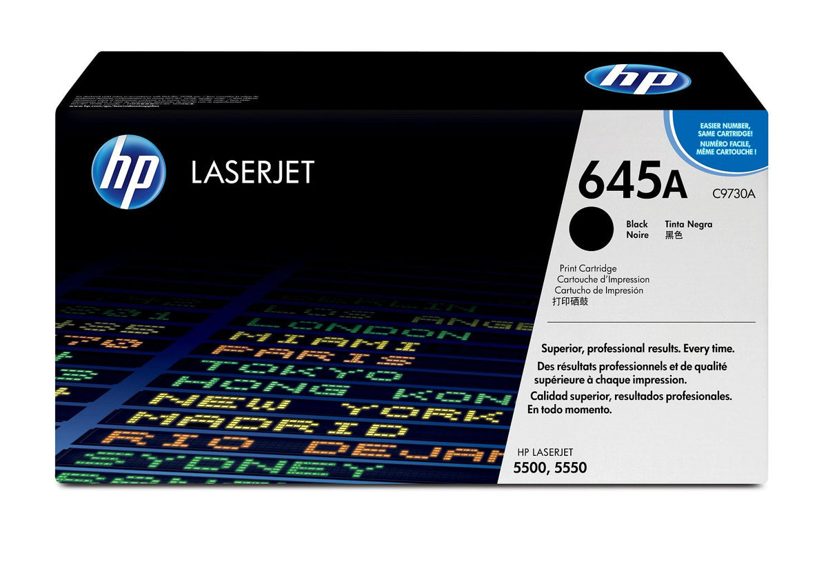 EAN 0088698445402 - HP 645A Black Original LaserJet Toner Cartridge cartucho de tóner 1 pieza(s) imagen 2