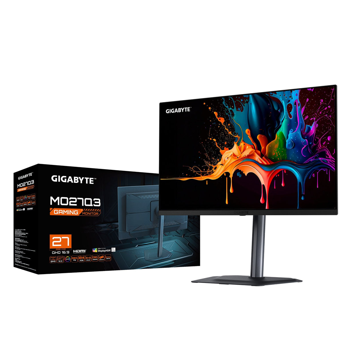 Gigabyte Gaming Monitor 27" Qd-Oled Mo27q3 Ek