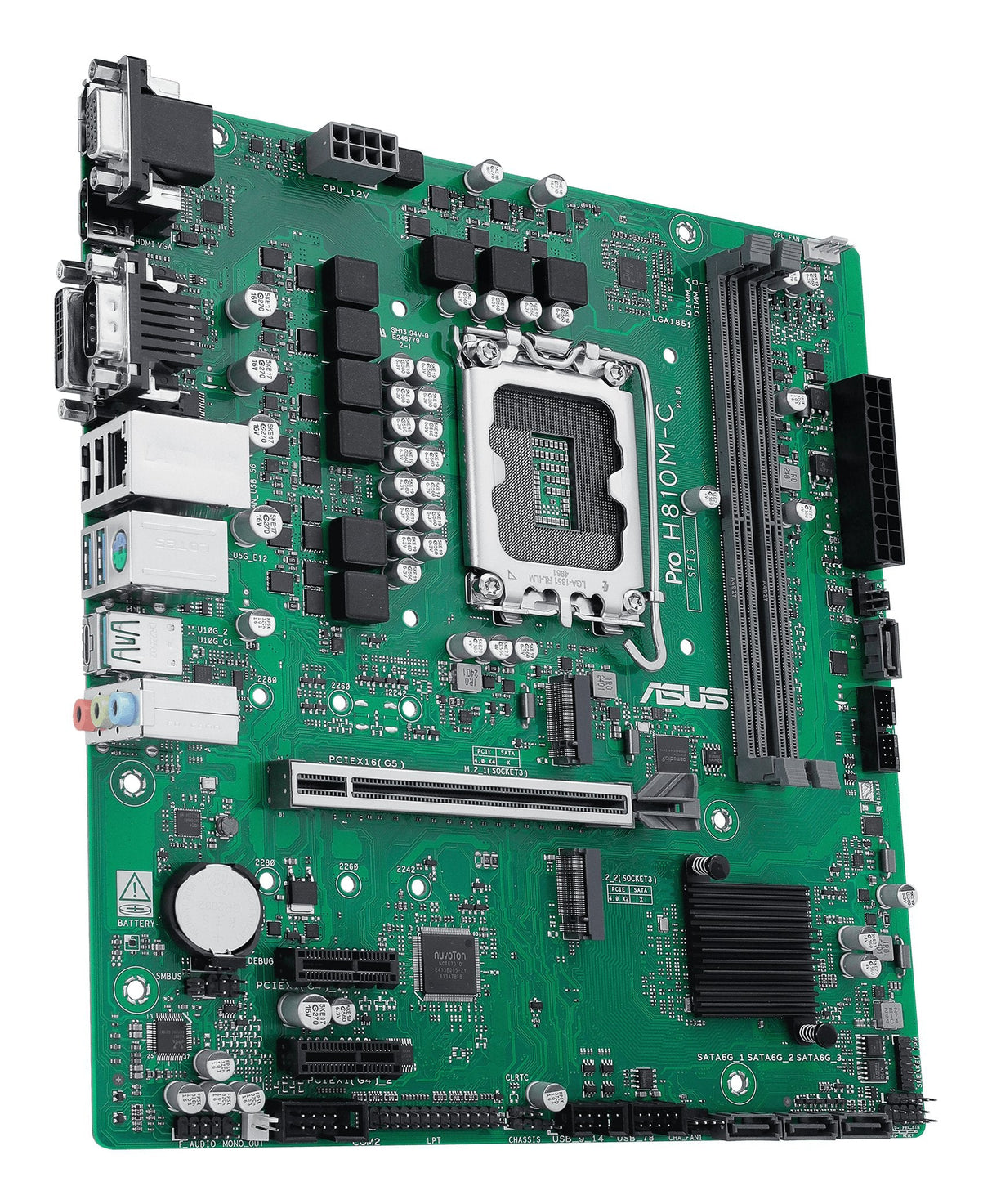 EAN 4711387856512 - ASUS PRO H810M-C-CSM Intel H810 LGA 1851 (Socket V1) micro ATX imagen 4