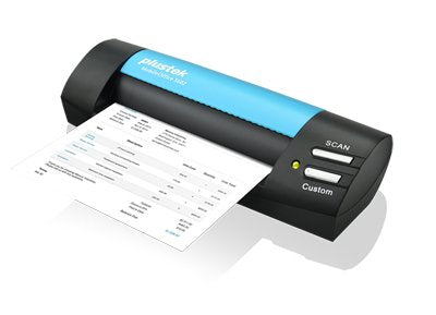 Plustek Mobileoffice S602 1200 X 1200 Dpi Escáner De Tarjetas De Visita Negro, Azul A6
