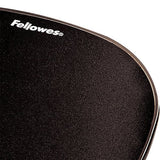 Fellowes Alfombrilla Reposamuñecas Gel Crystal Negro