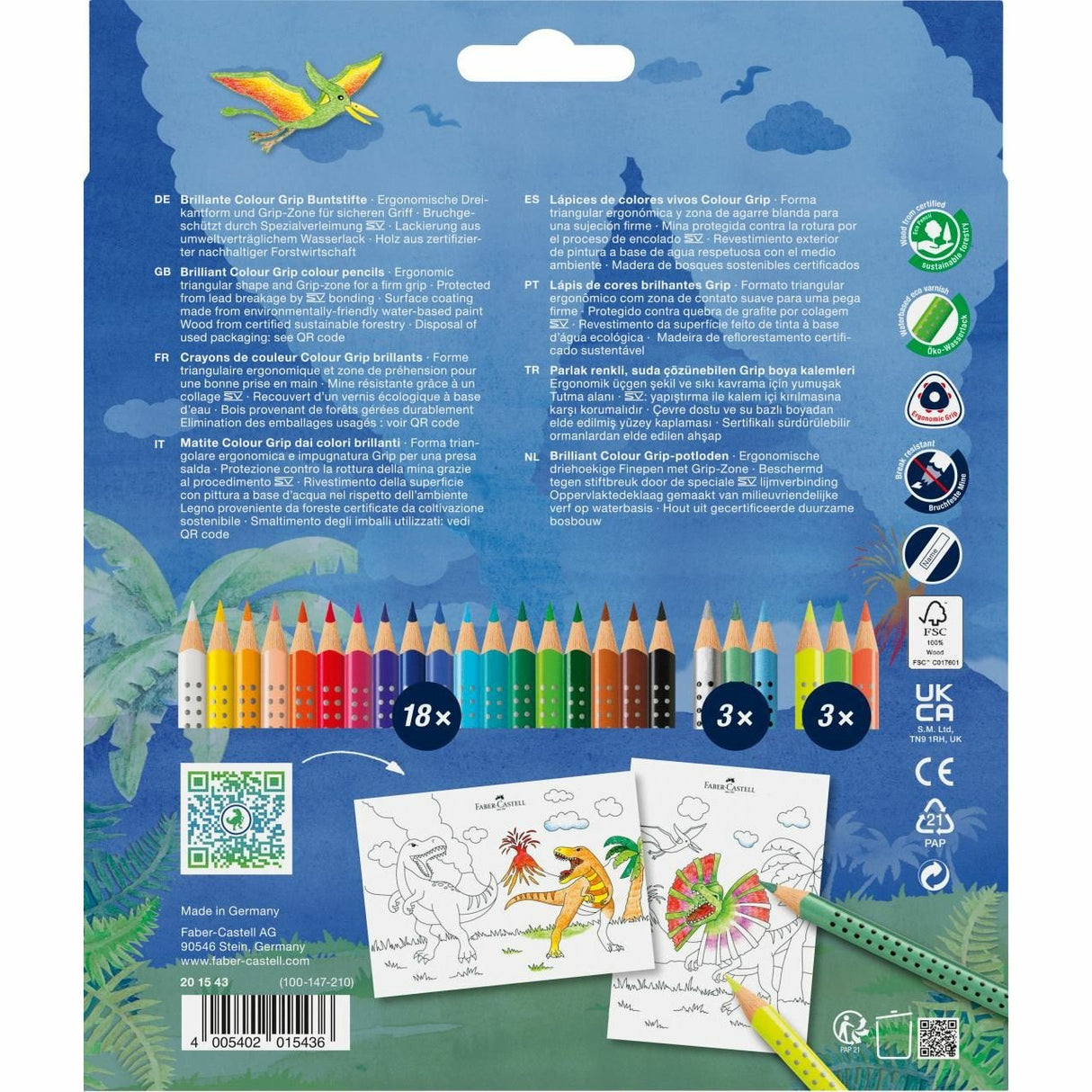 EAN 4005402015467 - Faber-Castell 201546 lápiz de color 24 pieza(s) imagen 2