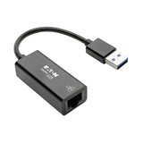 Tripp Lite U336-000-R Adaptador De Red Nic Usb 3.0 A Gigabit Ethernet, 10mbps / 100mbps / 1000mbps, Negro