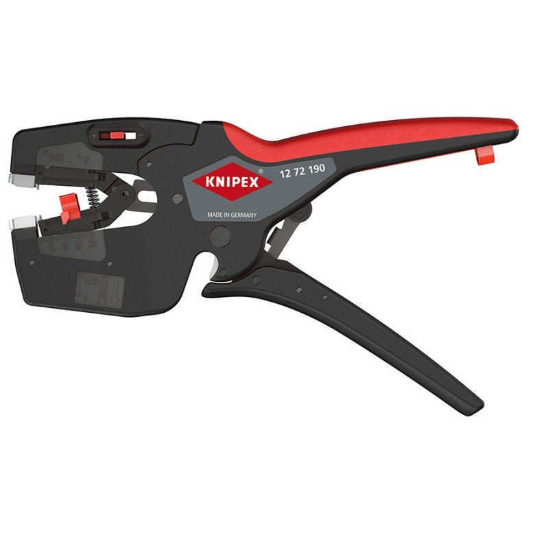 Knipex Nexstrip Multiherramienta De Electricista, Alicate Pelacables Negro/Rojo 12 72 190 Sb