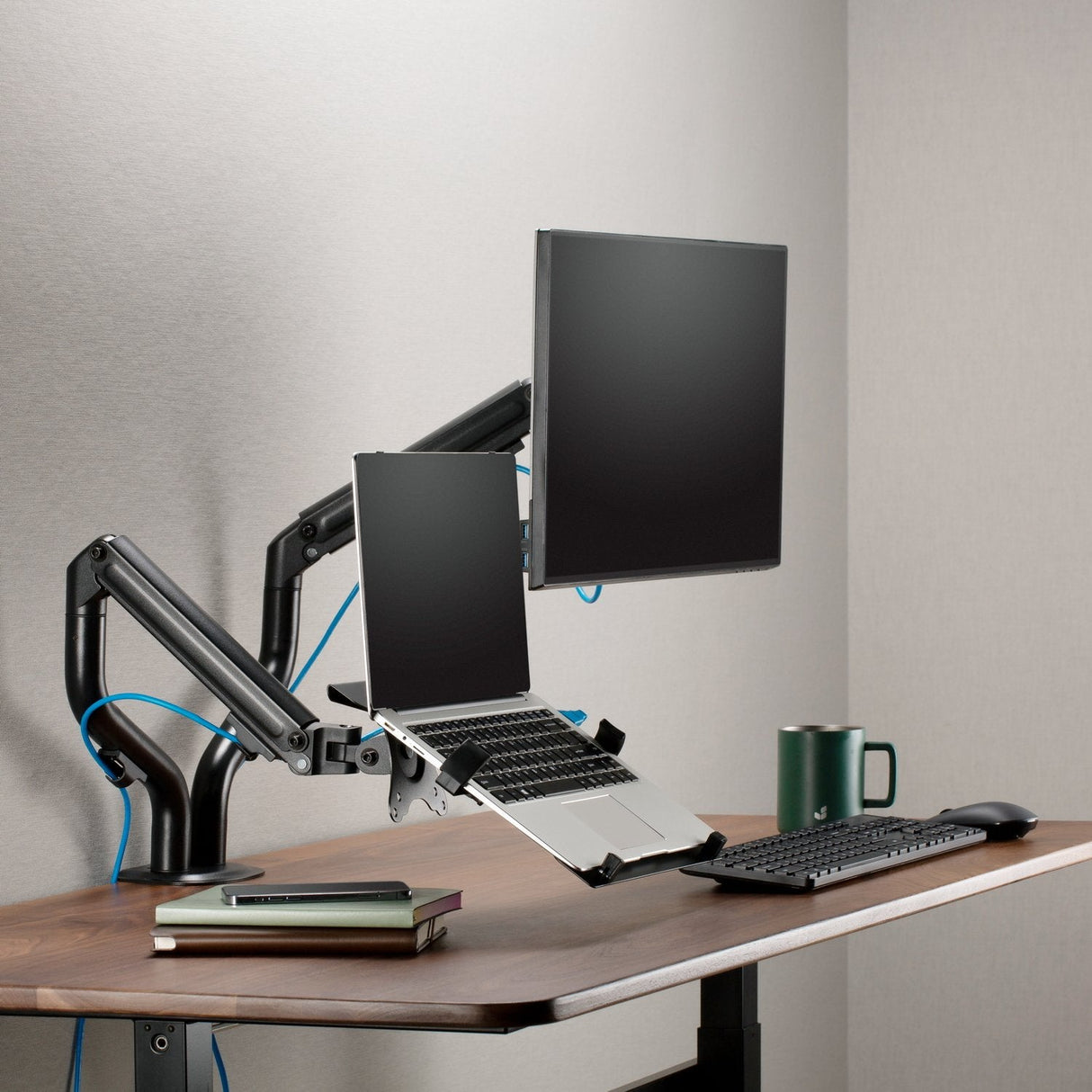 EAN 8436574709100 - AISENS DTL32TSR-195 soporte para monitor 81,3 cm (32") Escritorio imagen 3