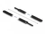 Delock 19011 Presilla Bridas Adherentes Para Cables Negro 10 Pieza(S)