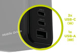 Mobile Origin 65w Gan Charger Pw20 2x Usb-C + Usb-A