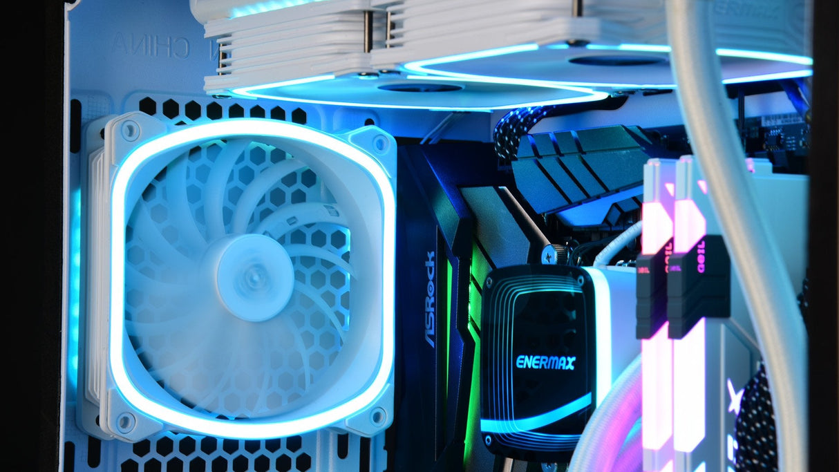 EAN 4713157724311 - Enermax SquA RGB White Carcasa del ordenador Ventilador 12 cm Blanco imagen 8