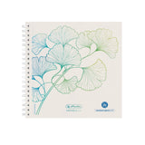 Cuaderno Espiral Herlitz 14,8x14,8 100 Hojas De Puntos Greenlineginkg