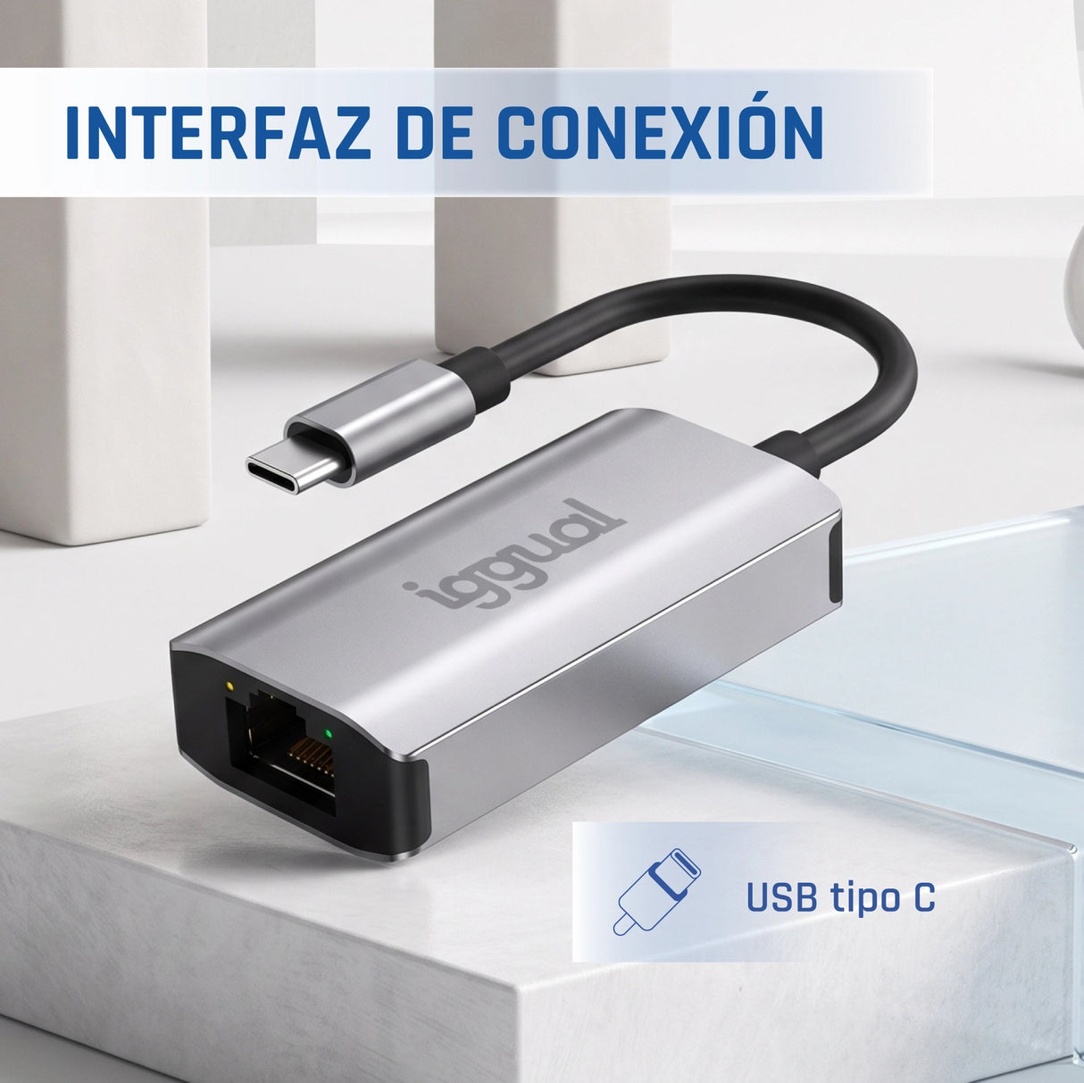 EAN 8435364317693 - iggual IGG317693 adaptador y tarjeta de red Ethernet 1000 Mbit/s imagen 4