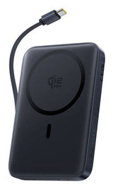 Picogo Am61 Qi2.2 Magnetic Power Bank With Built-In Cable 10000mah 45w Cosmic Black