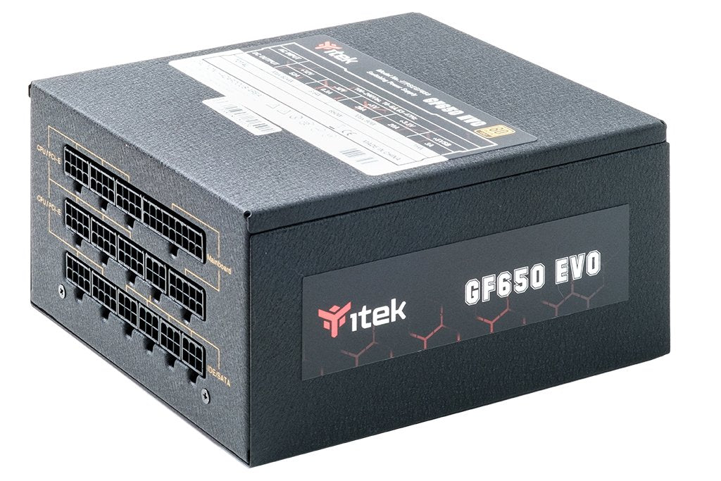 Fuente De Alimentación Itek Gf650  650 W 24-Pin Atx Atx Negro