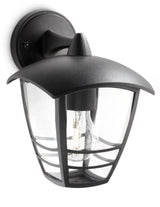 Aplique Exterior Pared Inv. 1x60w Negro Mod. Creek Philips