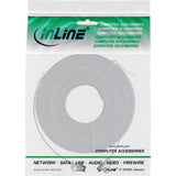 Cable De Red Plano Inline, U/Ftp, Cat.8.1, Tpe Libre De Halógenos, Blanco, 5m