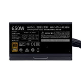 EAN 0884102076701 - Cooler Master MWE 650 Bronze 230V V2 unidad de fuente de alimentación 650 W 24-pin ATX ATX Negro imagen 3