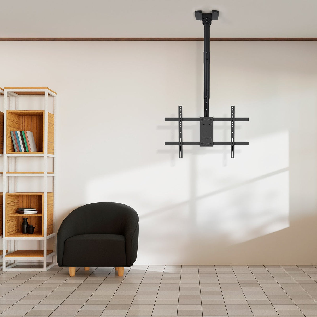 Soporte Techo Pantallas 43-86" Negro