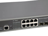 Levelone Switch  8x Ge Gtl-2091     12xgsfp 19"