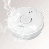Detector De Humo Logilink Batería Reemplazable 9v Blanco