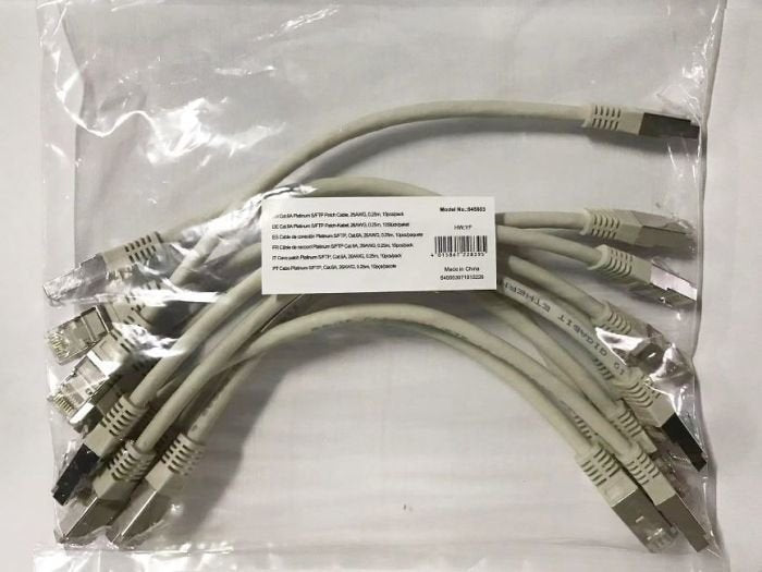 EAN 4015867228395 - Equip 645603 cable de red Gris 0,25 m Cat6a S/FTP (S-STP) imagen 4